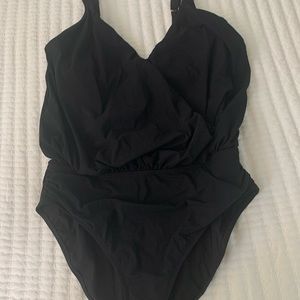 Gottez black one piece suit size 12